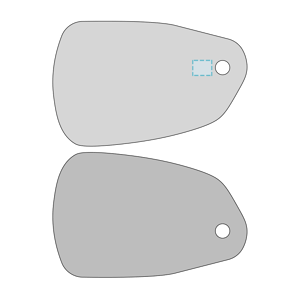 Tabla para cortar gris imitación mármol